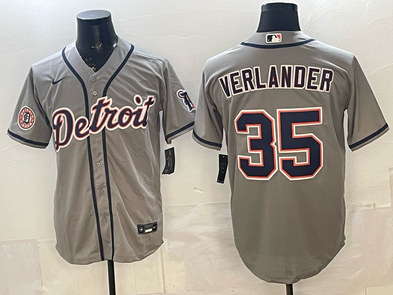 Men Detroit Tigers #35 Verlander white Game Nike MLB Jersey 2026001
